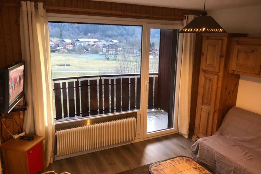 Studio Agreable Et Cosy Avec Vue Sur Les Memises Thollon-les-Memises Exterior foto